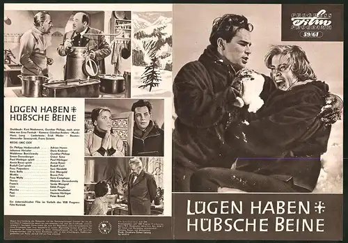 Filmprogramm PFP Nr. 59 /61, Lügen haben hübsche Beine, Adrian Hoven, Doris Kirchner, Regie: Eric Ode