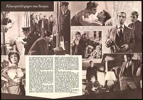 Filmprogramm PFP Nr. 43 /61, Alles spricht gegen van Rooyen, Hardy Krüger, Stanley Baker, Regie: Joseph Losey