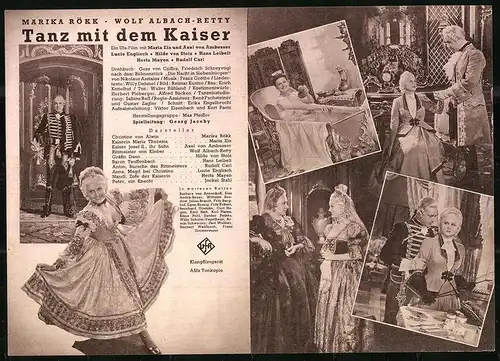 Filmprogramm IFK Nr. 3253, Tanz mit dem Kaiser, Marika Rökk, Maria Eis, Regie: Georg Jacoby