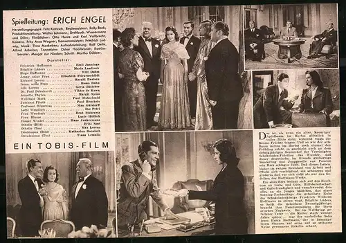 Filmprogramm PH Nr. 1869, Altes Herz, Emil Jannings, Maria Landrock, Regie: Erich Engel