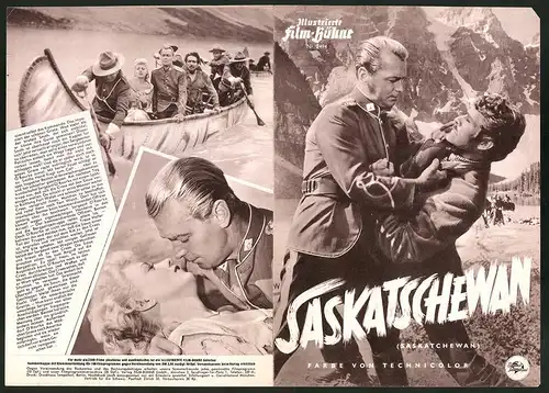 Filmprogramm IFB Nr. 2494, Saskatschewan, Alan Ladd, Shelley Winters, Regie: Raoul Walsh