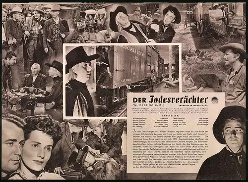 Filmprogramm IFB Nr. 784, Der Todesverächter, Alan Ladd, Robert Preston, Regie: Leslie Fenton