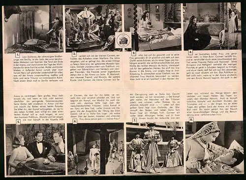Filmprogramm IFB Nr. 763, König der Toreros, Tyrone Power, Linda Darnell, Regie: Rouben Mamoulian