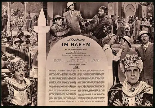 Filmprogramm IFB Nr. 888, Abenteuer in Harlem, Bud Abbott, Lou Castello, Regie: Charles Riesner