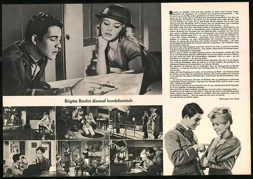 Filmprogramm PFP Nr. 44 /63, Babette zieht in den Krieg, Angelica Domröse, Günther Haack, Regie: Christian Jaque