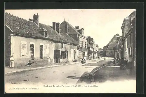 AK Lavau, La Grand` Rue