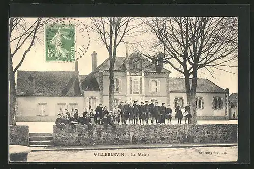 AK Villeblevin, La Mairie