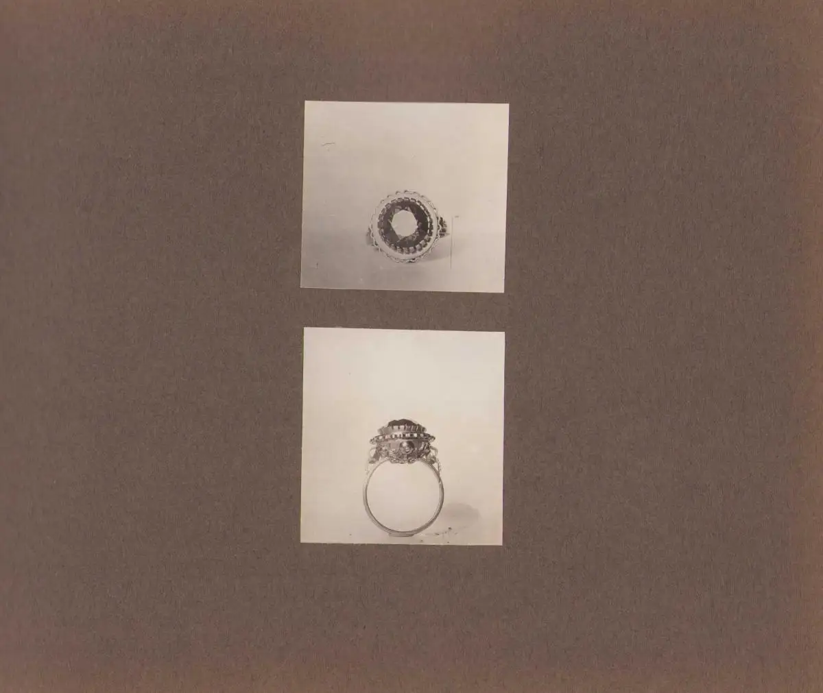 Fotoalbum mit 28 Fotografien Goldschmied Handarbeiten, Art Deco Ringe, Bauhaus Designe, Edelsteine 1