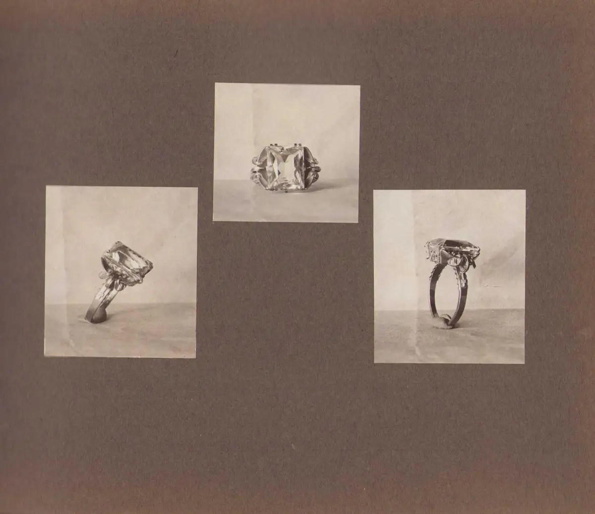 Fotoalbum mit 28 Fotografien Goldschmied Handarbeiten, Art Deco Ringe, Bauhaus Designe, Edelsteine 2