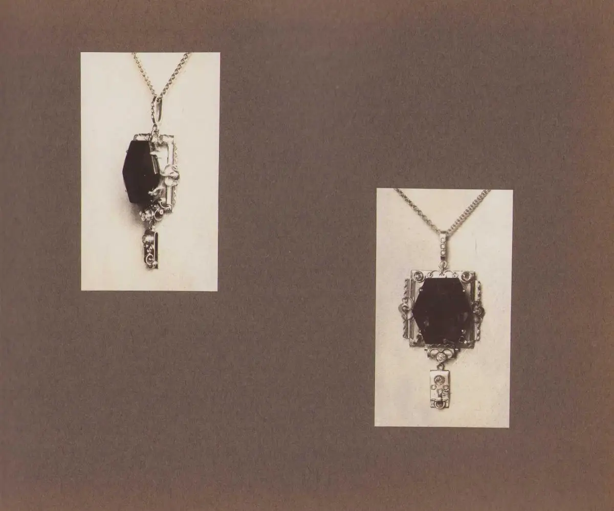 Fotoalbum mit 28 Fotografien Goldschmied Handarbeiten, Art Deco Ringe, Bauhaus Designe, Edelsteine 5