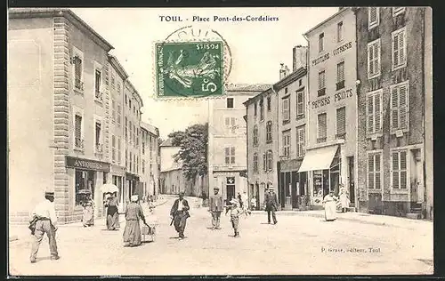 AK Toul, Place Pont-des-Cordeliers