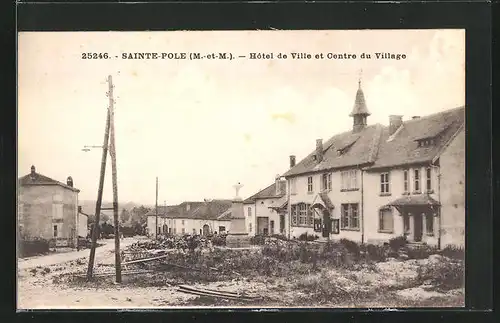 AK Sainte-Pole, Hôtel de Ville et Centre du Village