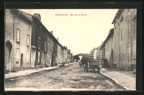 AK Einville, Rue de la Poste