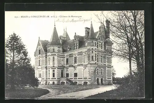 AK Brain-sur-Longuenée, Château de Montergon
