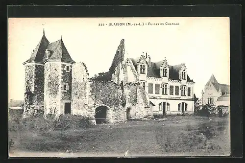 AK Blaison, Ruines du Chateau
