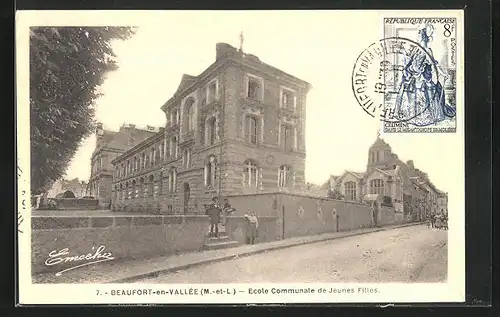 AK Beaufort-en-Vallée, Ecole Communale de Jeunes Filles
