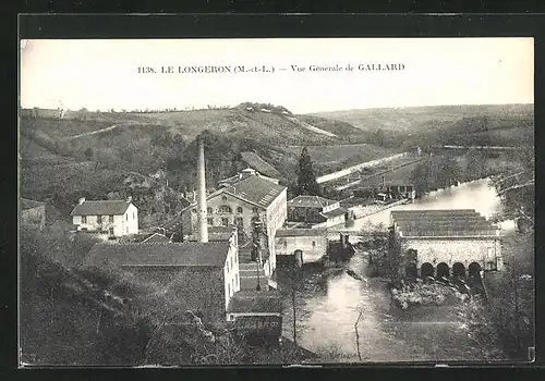 AK Le Longeron, Vue Générale de Gallard