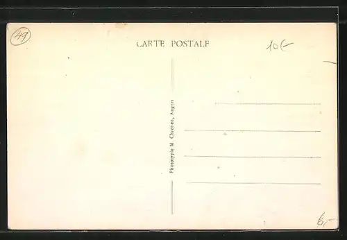 AK Brain-sur-l`Authion, La Rrue de la Mairie