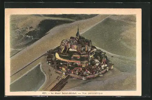 AK Le Mont-Saint-Michel, Vue panoramique