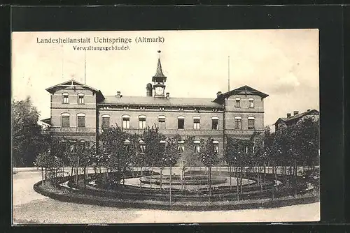 AK Uchtspringe / Altmarkt, Verwaltungsgebäude