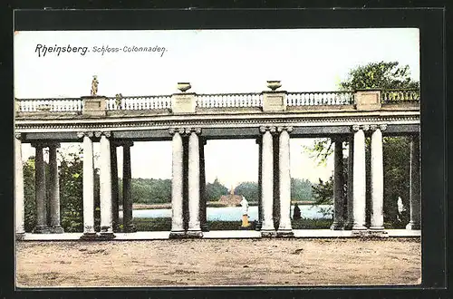 AK Rheinsberg / Mark, Schloss-Colonnaden