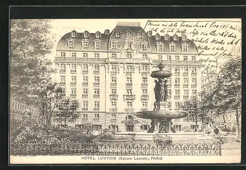 AK Paris, Hotel Louvois, Square Louvois