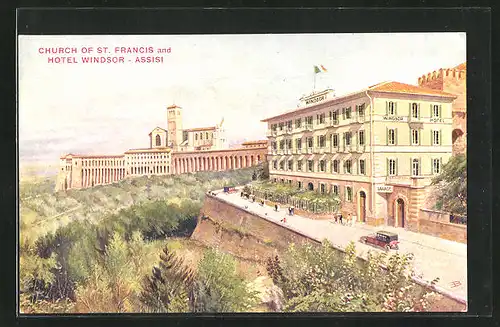 AK Assisi, Hotel Windsor with Church of St. Francis