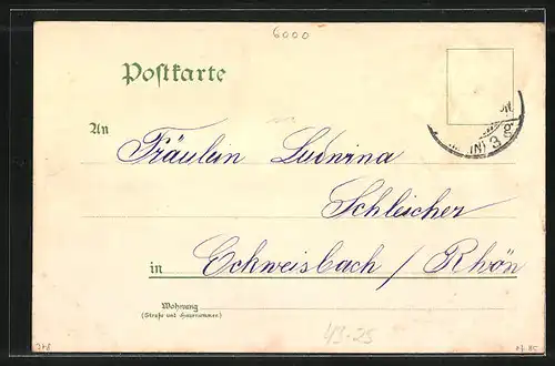 AK Frankfurt a. M., 2. Gesang-Wettstreit deutscher Männer-Gesangvereine 1903, Kaiser Wilhelm II.