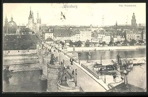 AK Würzburg, Alte Mainbrücke