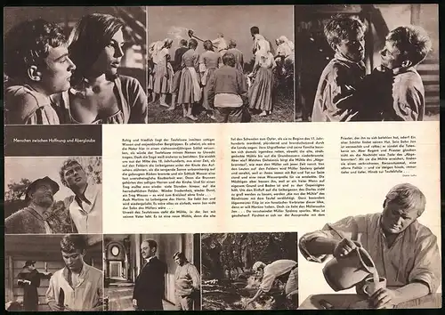 Filmprogramm PFP Nr. 74 /62, Die Teufelsfalle, Miroslav Machacek, Vitezslav Vejrazka, Regie: Frantisek Vlacil