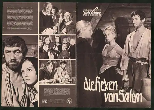 Filmprogramm PFP Nr. 99 /57, Die Hexen von Salem, Simone Signoret, Yves Montand, Regie: Raymond Rouleau