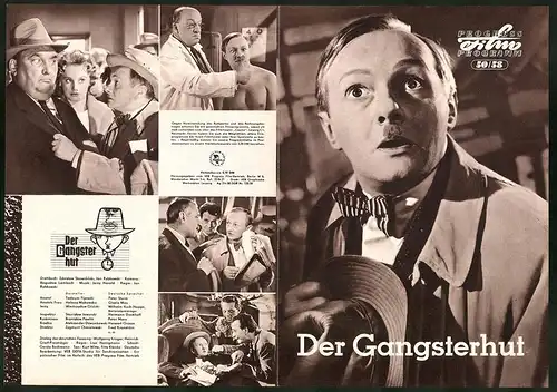 Filmprogramm PFP Nr. 50 /58, Der Gangsterhut, Tadeusz Fijewski, Helena Makowska, Regie: Jan Rybkowski