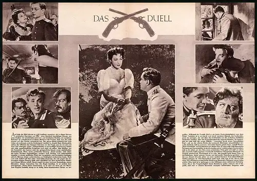 Filmprogramm PFP Nr. 95 /58, Das Duell, J. Pusyrjow, A. Popow, Regie: Wladimir Petrow