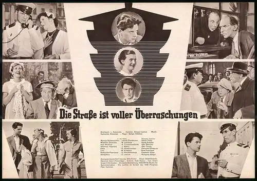 Filmprogramm PFP Nr. 92 /58, Die Strasse ist voller Überraschungen, L. Charitonow, W. Larionow, Regie: Sergej Sideljow