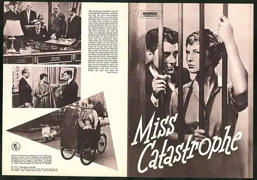 Filmprogramm PFI Nr. 67 /57, Miss Catastrophe, Sophie Desmarets, Philippe Nicaud, Regie: Dimitri Kirsanoff
