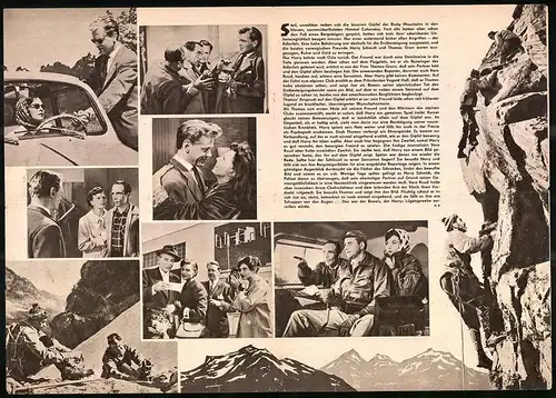 Filmprogramm PFP Nr. 73 /61, Der Tod lauert in den Rocky Mountains, Alf Malland, Regie Tancred Ibsen