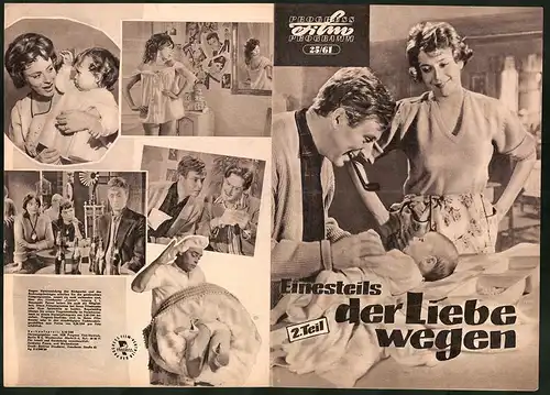 Filmprogramm PFP Nr. 25 /61, Einesteils der Liebe wegen, 2. Teil, Henning Moritzen, Regie Erik Balling