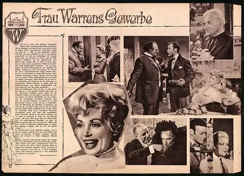 Filmprogramm PFP Nr. 76 /60, Frau Warrens Gewerbe, Lilli Palmer, O. E. Hasse, Regie Akos von Rathony