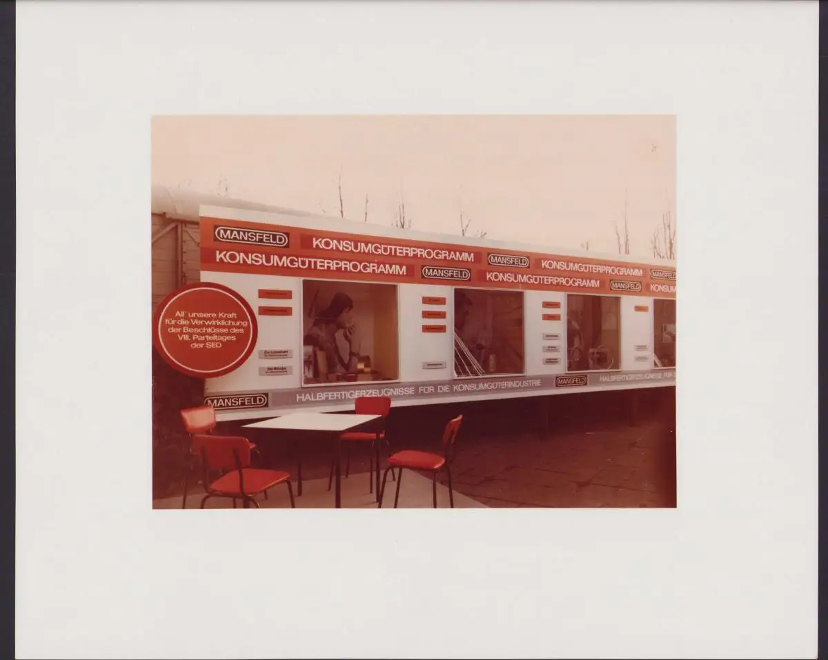 6 Farb-Fotografien VEB Mansfeld-Kombinat  Wilhelm Pieck , Ausstellung Messe Leipzig, Metallproduktion, DDR 2