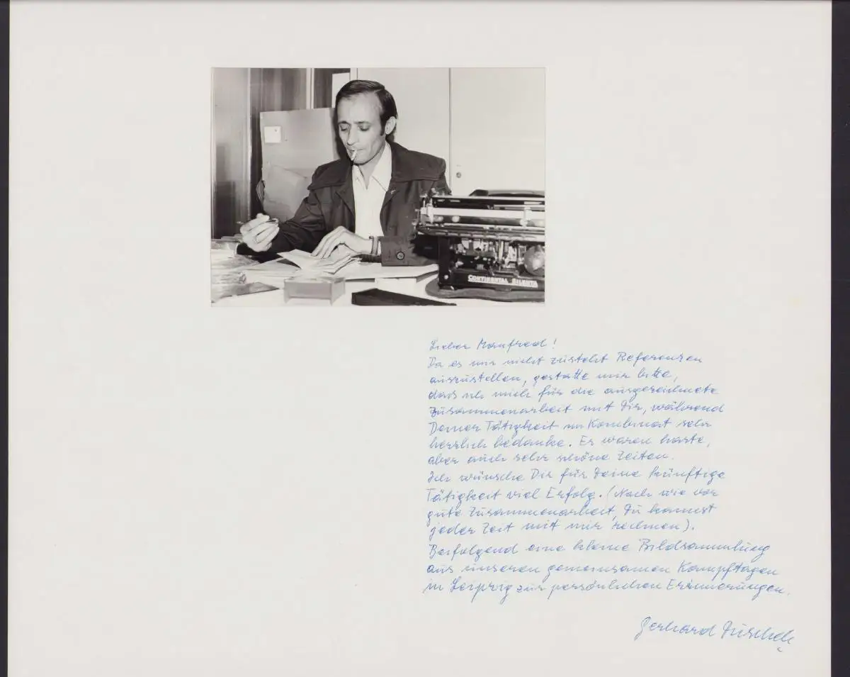 Fotoalbum 20 Fotografien VEB Mansfeld-Kombinat  Wilhelm Pieck  1974, Funktionäre, Abteilung Leipzig, DDR 1