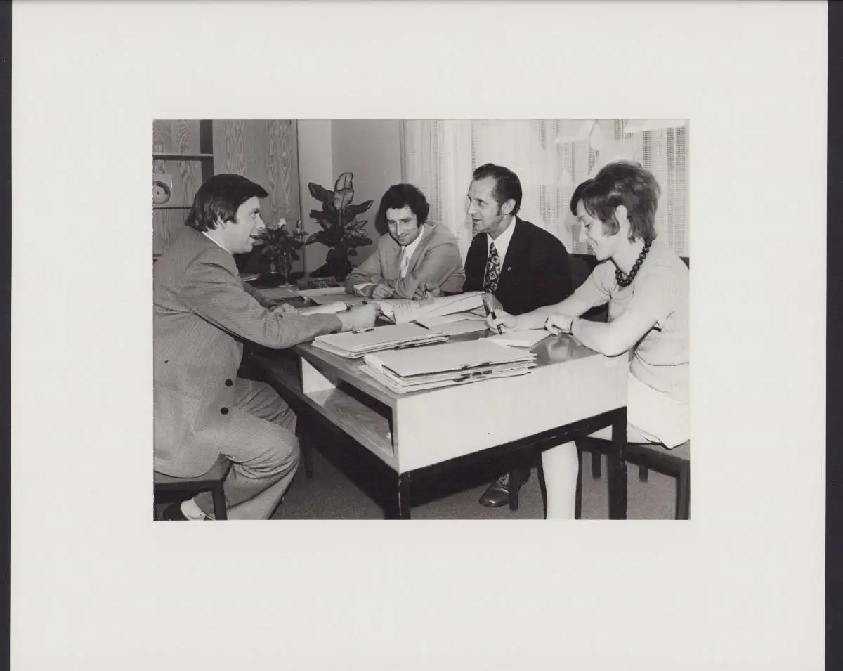 Fotoalbum 20 Fotografien VEB Mansfeld-Kombinat  Wilhelm Pieck  1974, Funktionäre, Abteilung Leipzig, DDR 12