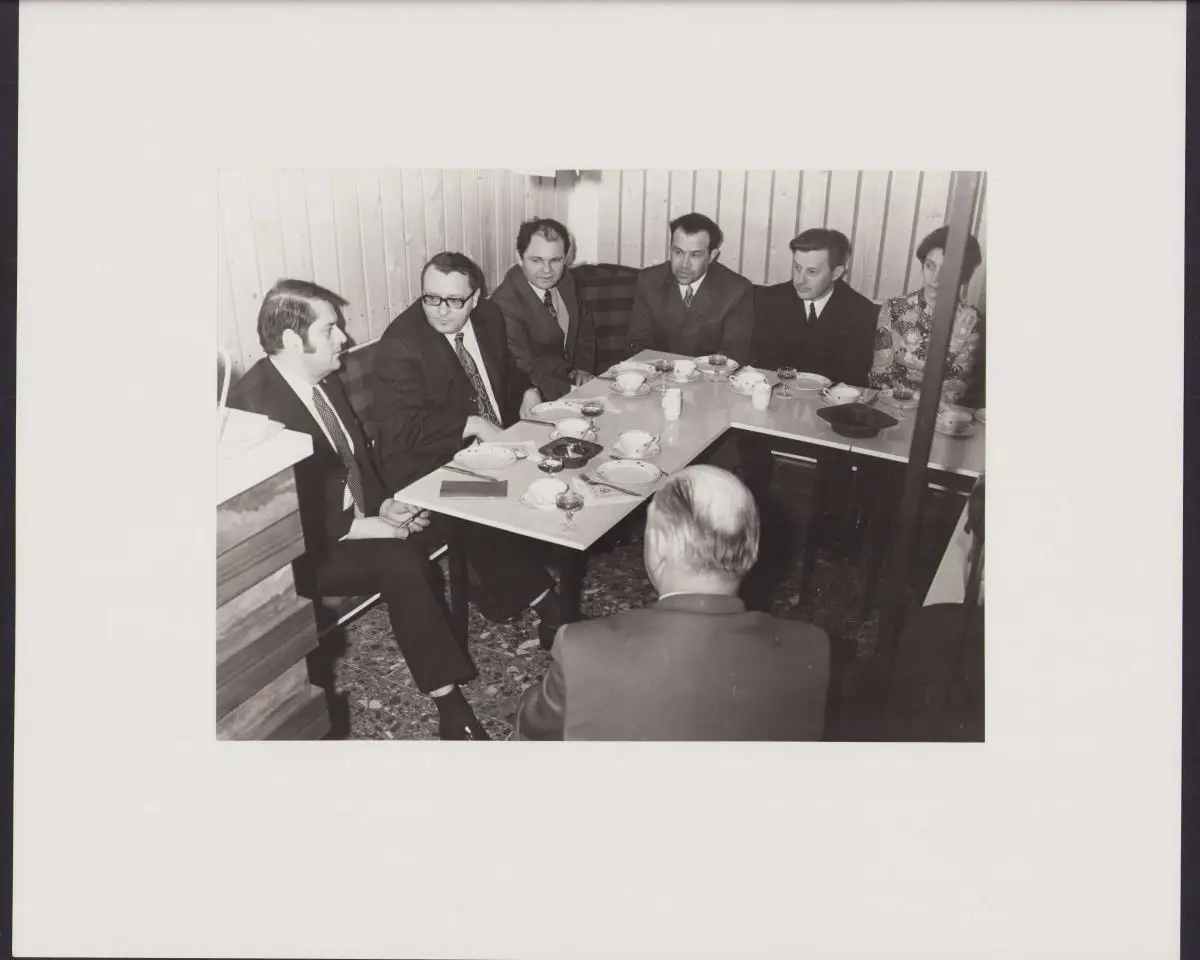 Fotoalbum 20 Fotografien VEB Mansfeld-Kombinat  Wilhelm Pieck  1974, Funktionäre, Abteilung Leipzig, DDR 13