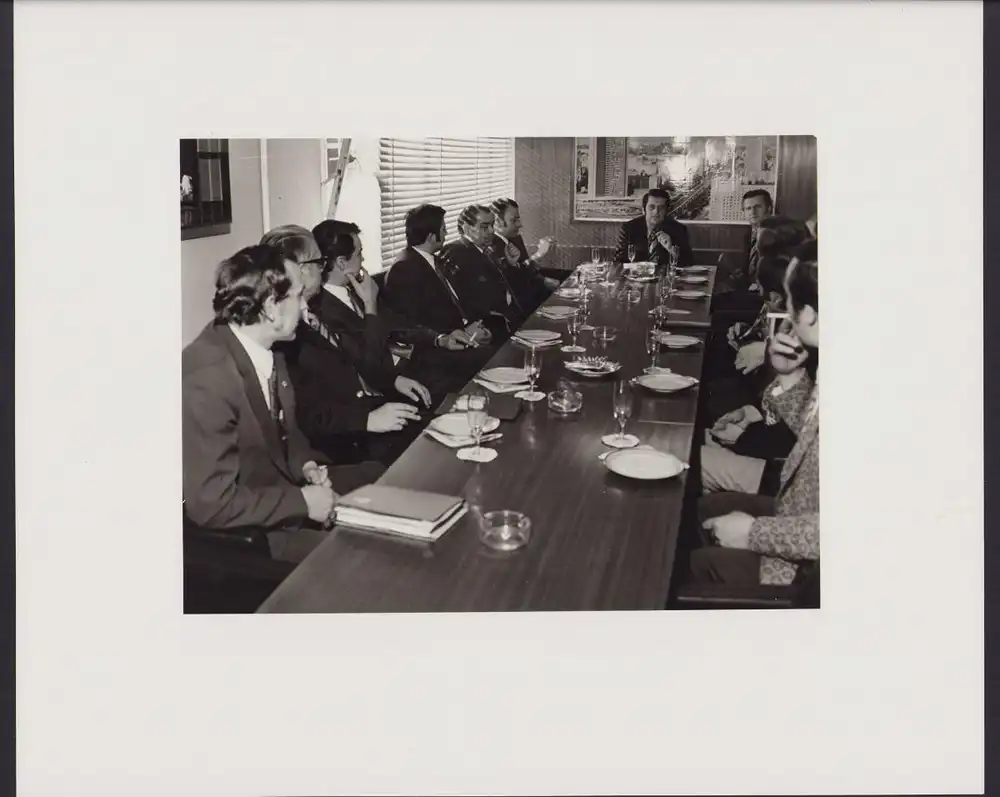 Fotoalbum 20 Fotografien VEB Mansfeld-Kombinat  Wilhelm Pieck  1974, Funktionäre, Abteilung Leipzig, DDR 2