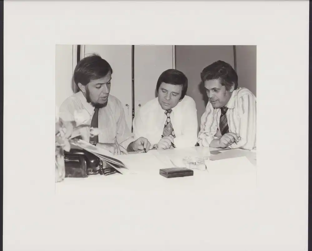 Fotoalbum 20 Fotografien VEB Mansfeld-Kombinat  Wilhelm Pieck  1974, Funktionäre, Abteilung Leipzig, DDR 5