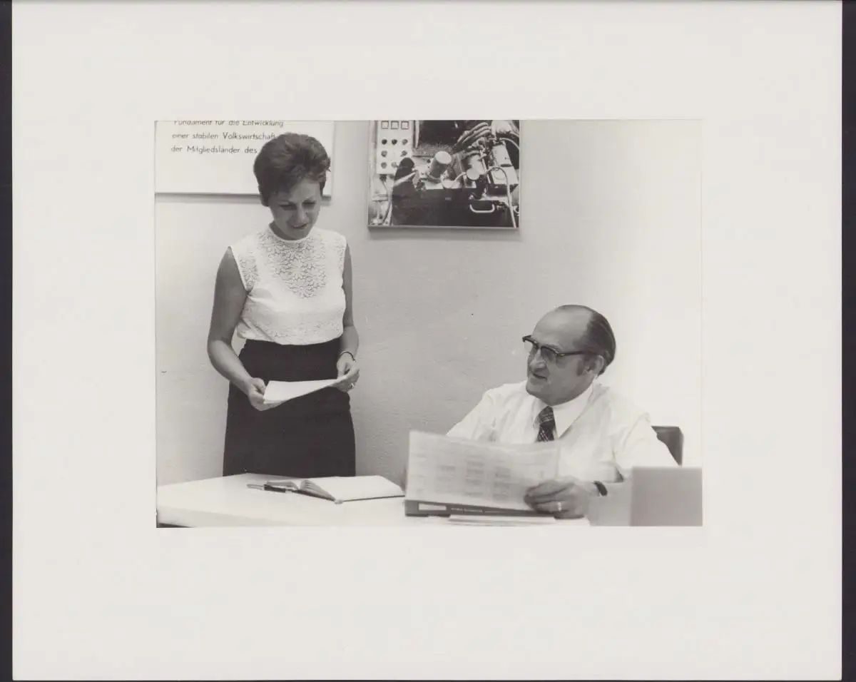 Fotoalbum 20 Fotografien VEB Mansfeld-Kombinat  Wilhelm Pieck  1974, Funktionäre, Abteilung Leipzig, DDR 9