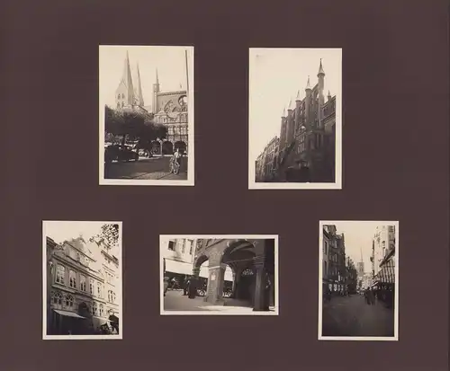 Fotoalbum mit 161 Fotografien Studienreise T.H. Stuttgart 1931, Zechen Kohlebau Brückenbau Schiffshebewerk Kettenbagger