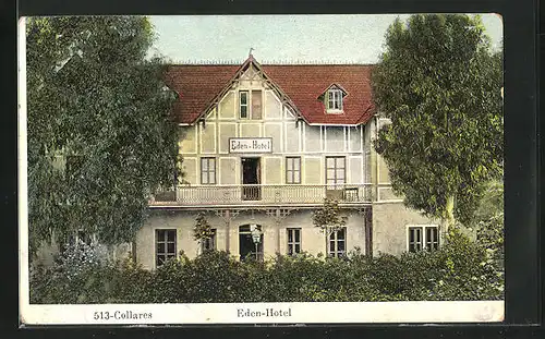 AK Collares, Fassade des Eden-Hotels