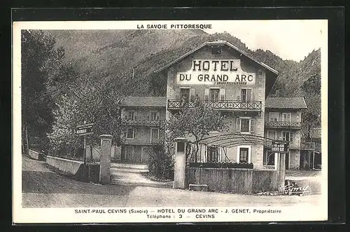 AK Saint-Paul-Cevins, Hotel du Grand Arc