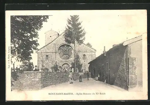 AK Mont-Saint-Martin, Eglise Romane du XI Siècle
