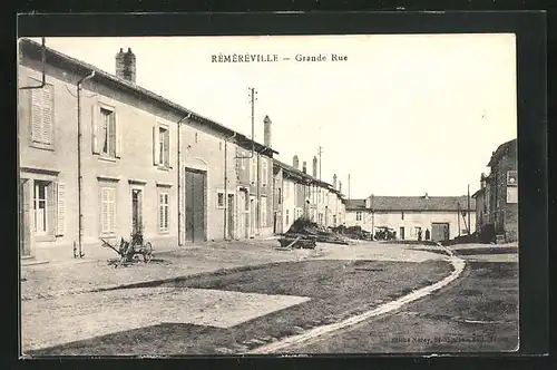 AK Réméréville, Grande Rue